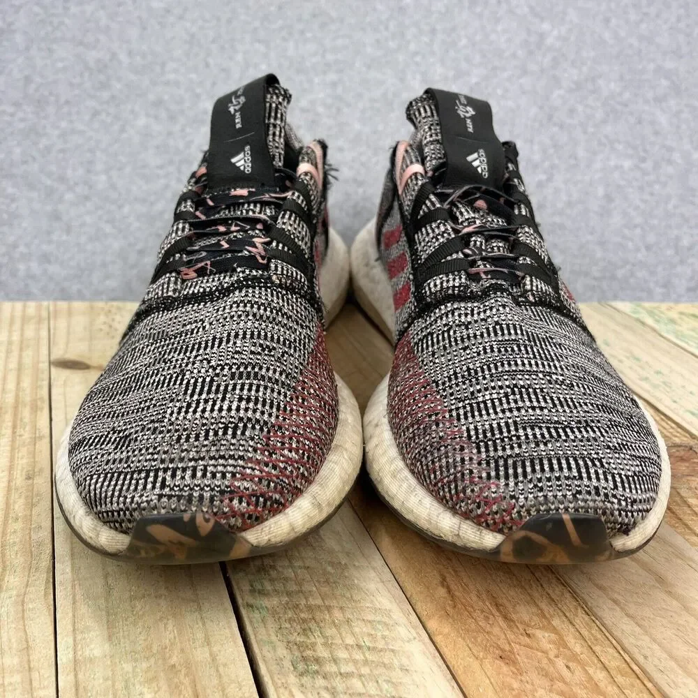 Adidas Pureboost Go Rhen Zhe Shoes Mens Size 10 Black Scarlett Sneakers